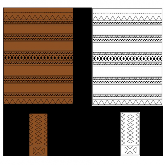 Цифровая реконструкция. Чорон - сосуд для кумыса на трех ножках. XIX в. Дерево, резьба. Местонахождение: Историко-этнографический музей "Чап уустара" с. Кэнтик, Верхневилюйский улус. 